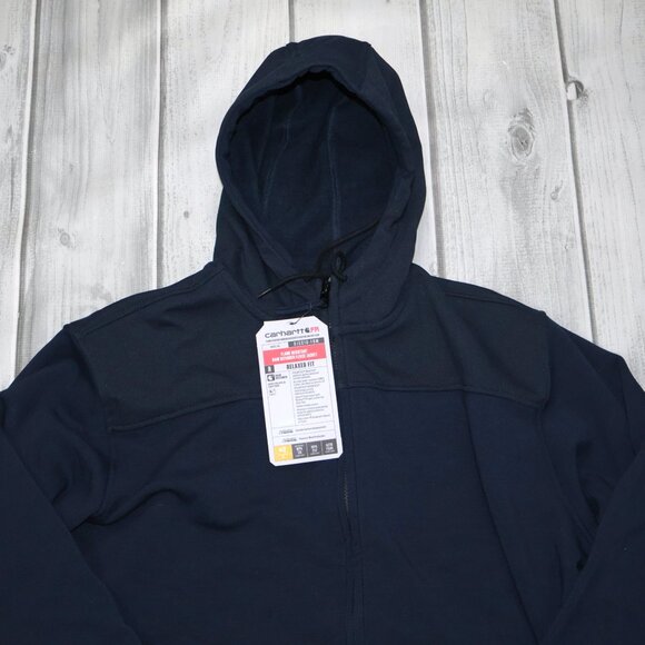 NEW Carhartt Flame-Resistant Rain Defender Relaxed Fit Fleece Jacket - Picture 2 of 9